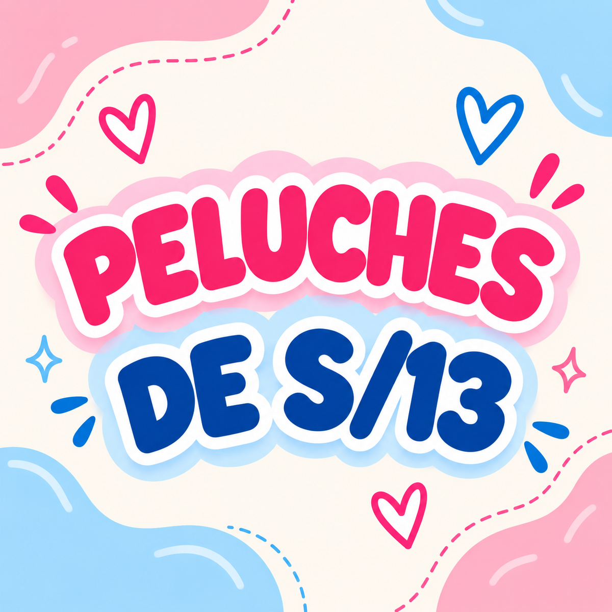 Peluches de 13 soles