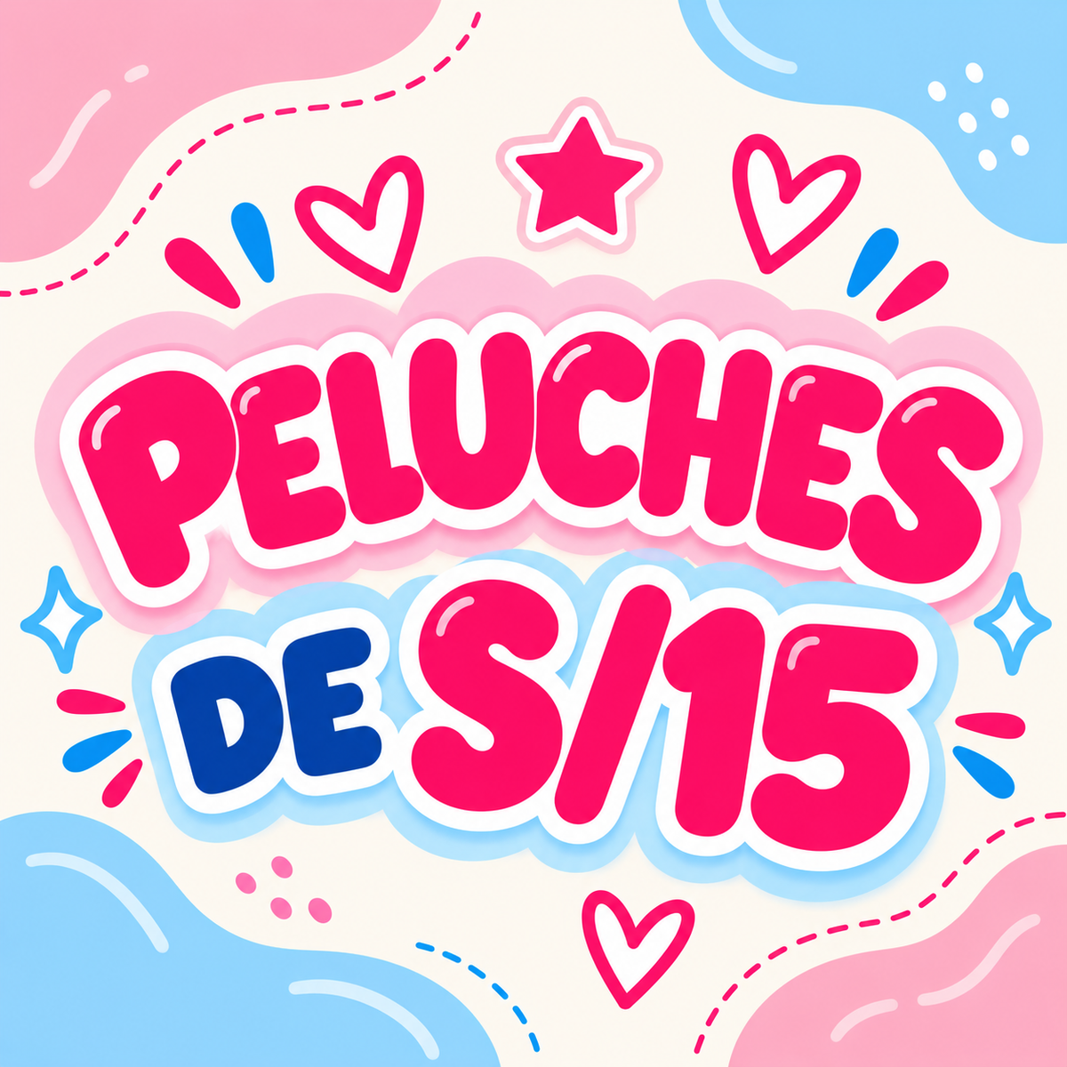 Peluches de 15 soles