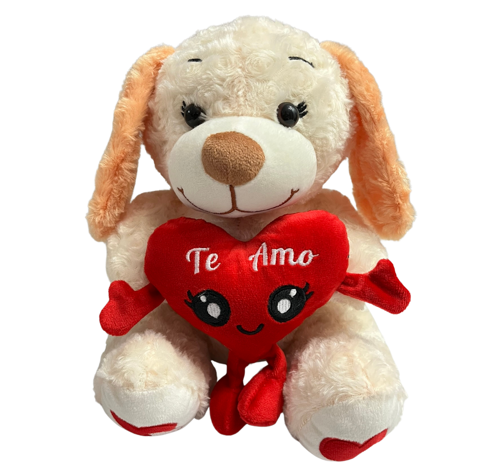 Perrito de Peluche con Corazón