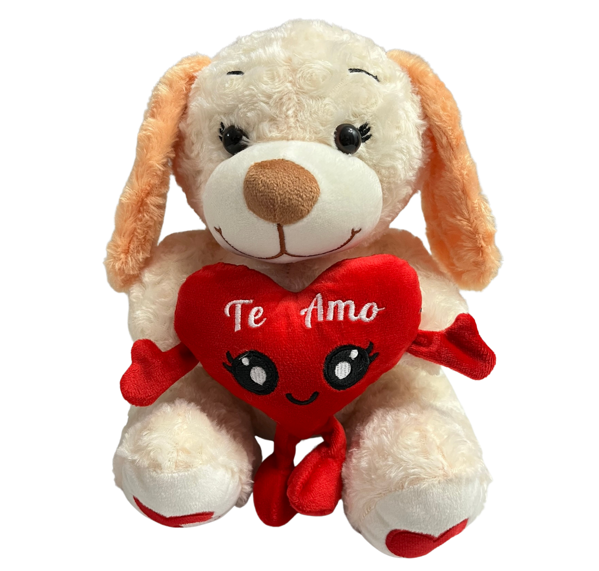 Perrito de Peluche con Corazón