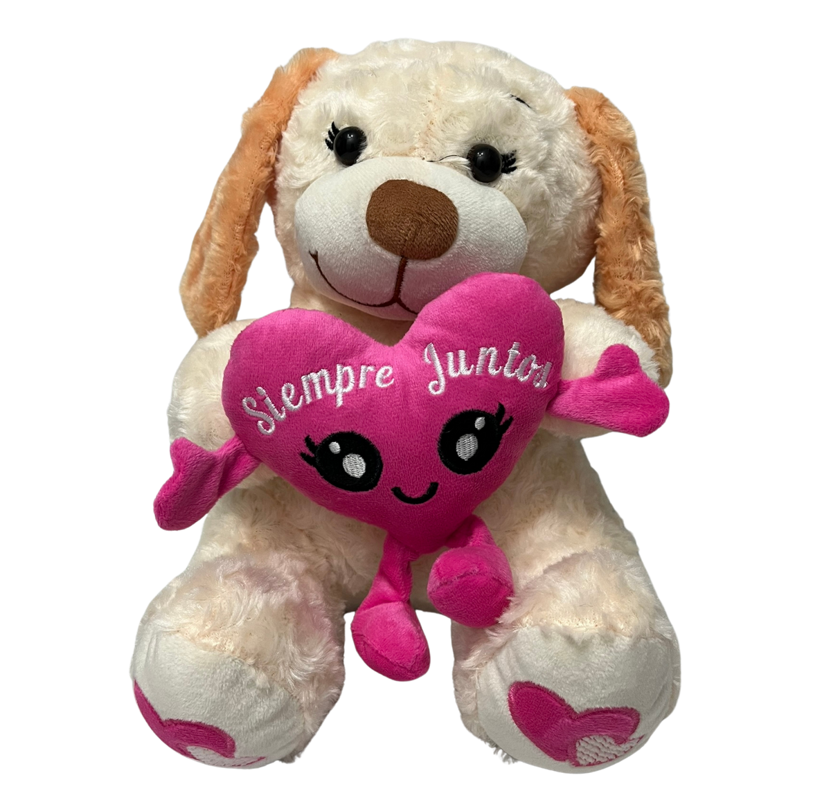 Perrito de Peluche con Corazón